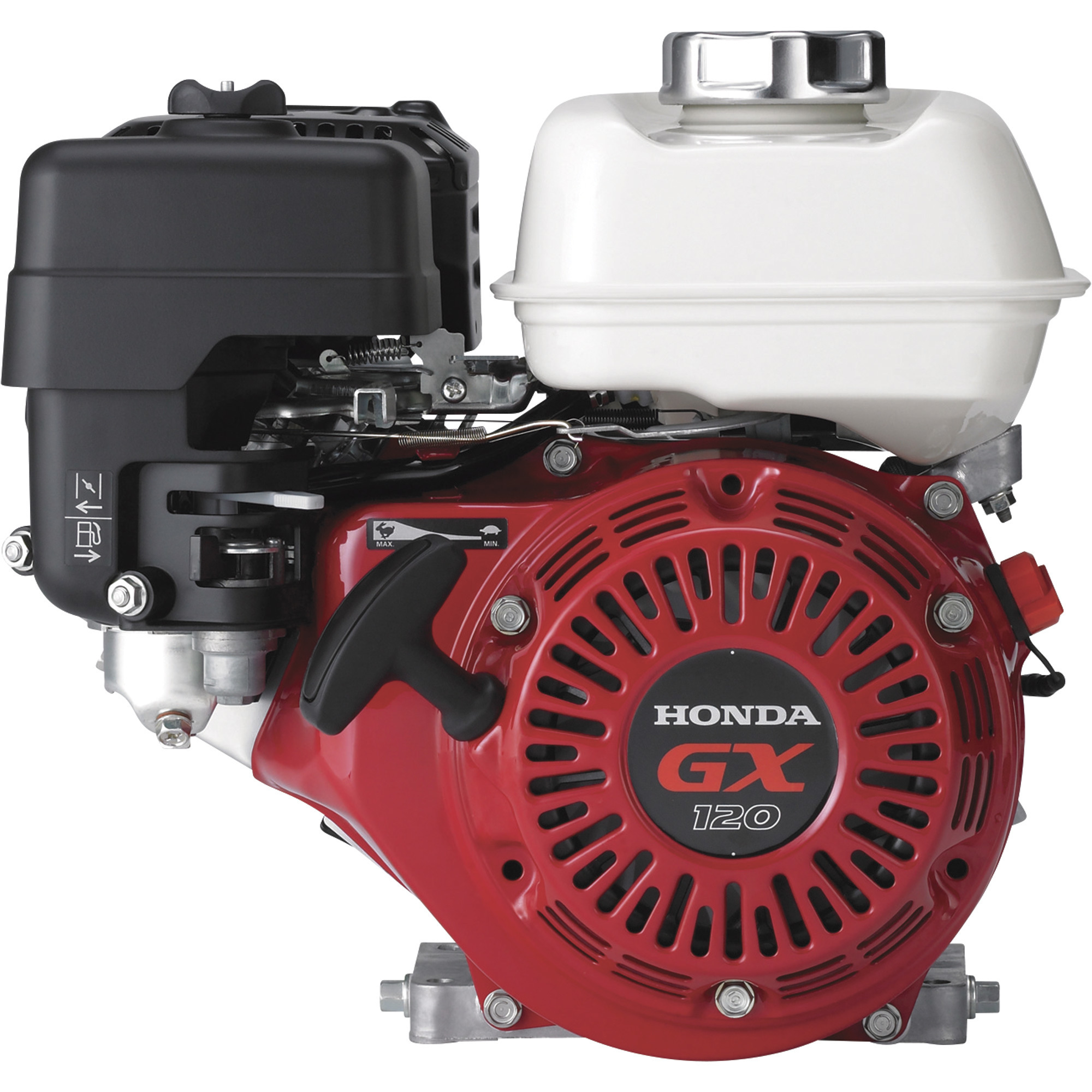 Honda 118cc GX Series OHV Commercial-Grade Engine, 3/4in. Shaft, Model# GX120T3XQX2